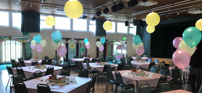 Christening Party Balloon Decorations