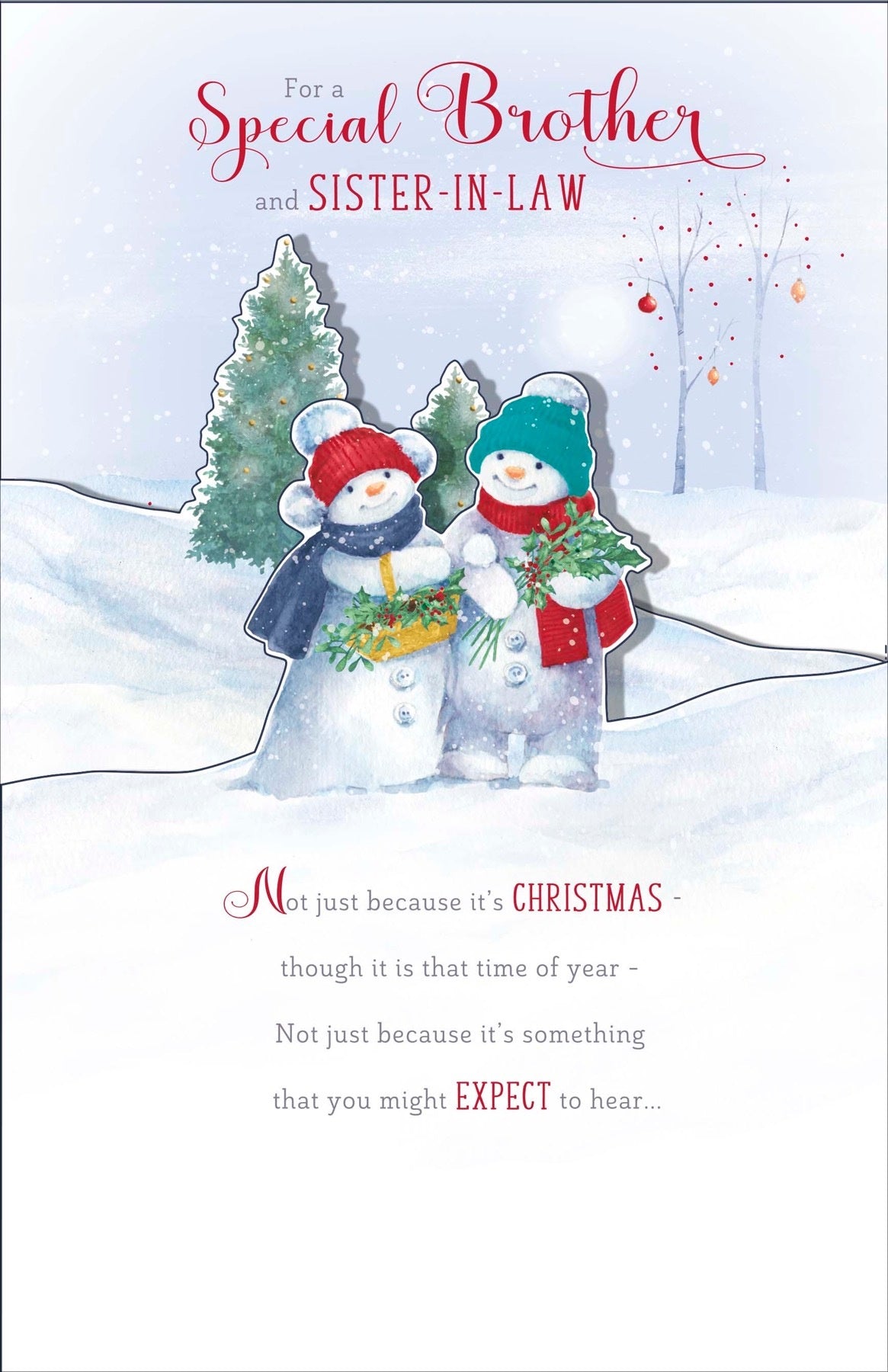 Brother & Sister In Law 547939 Xmas Card