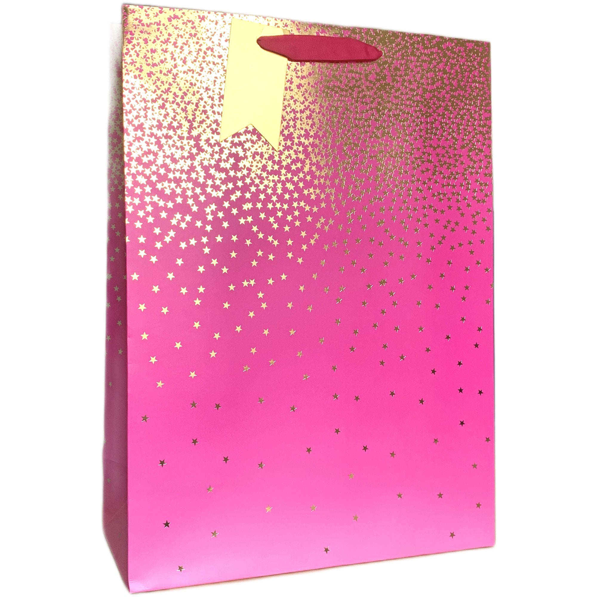 Pink Ombre Stars Gift Bag 29835-1WC