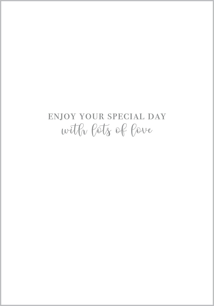 Inside of Birthday Mum Floral Text Card