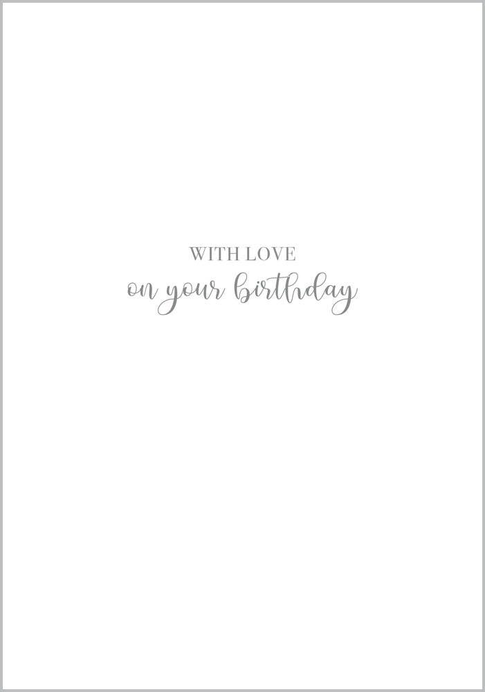 Inside of Wife Chinoiserie Garden Birthday Card