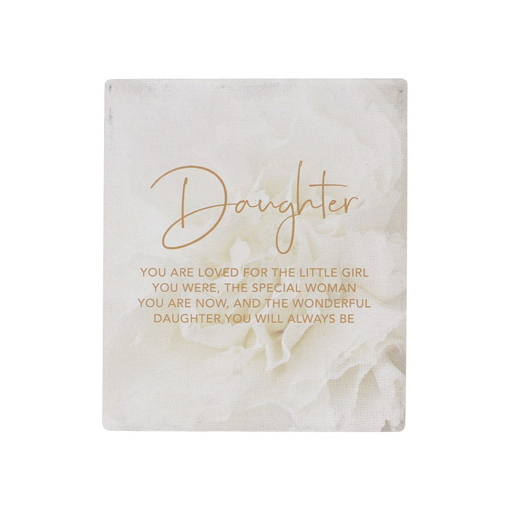 Full Bloom Daughter Verse Plaque