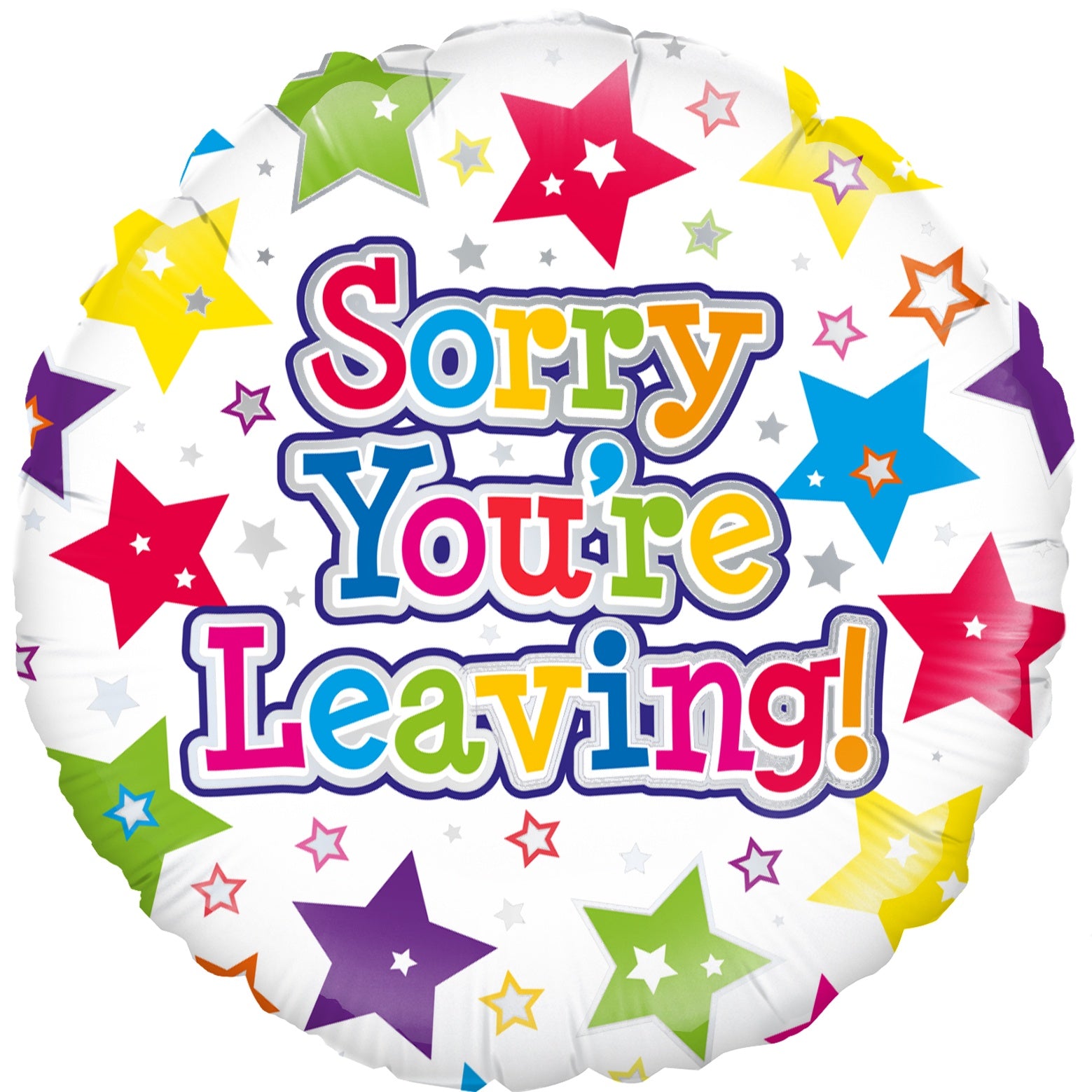 You're Leaving Multi Stars Balloon