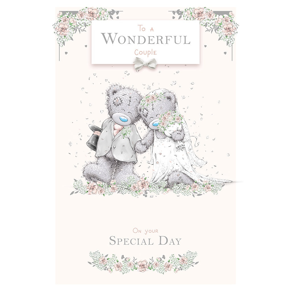 Wedding Couple Tatty Bears Card