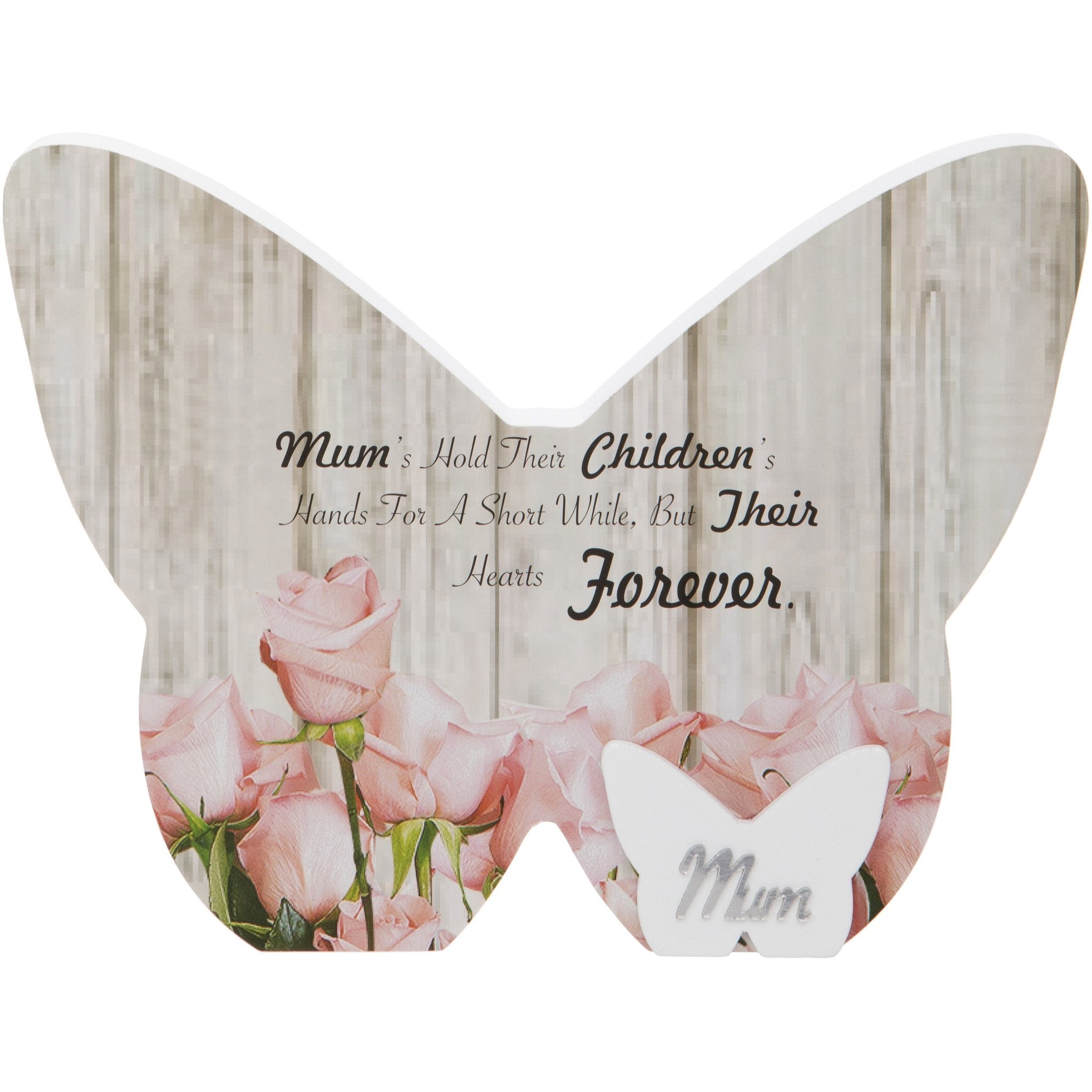 Mum Butterfly Shaped Plaque