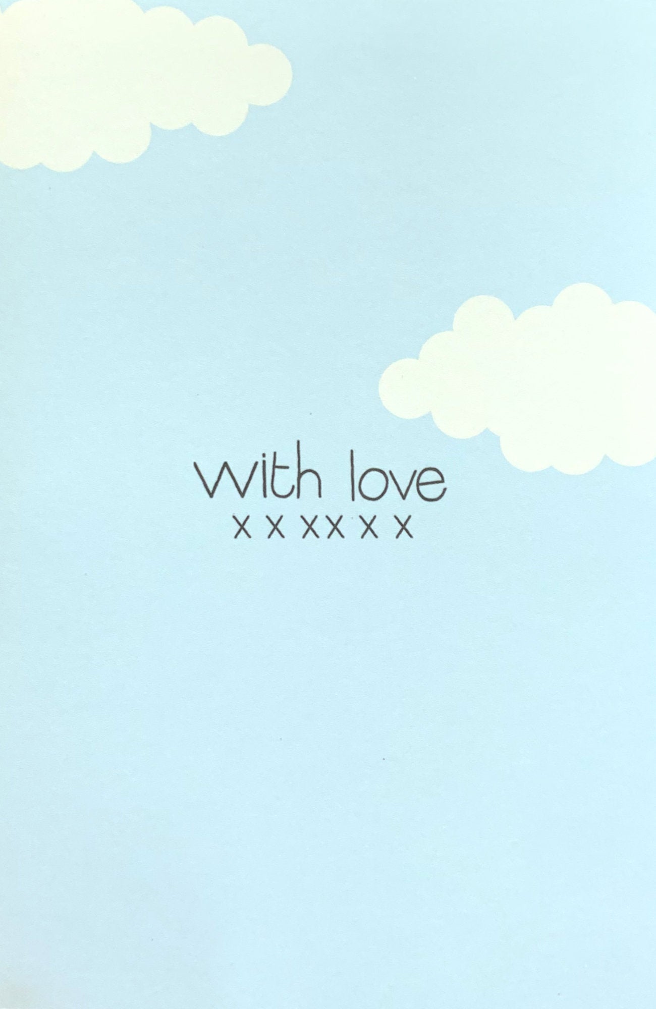 Inside of Wow Big Sister New Baby Greetings Card