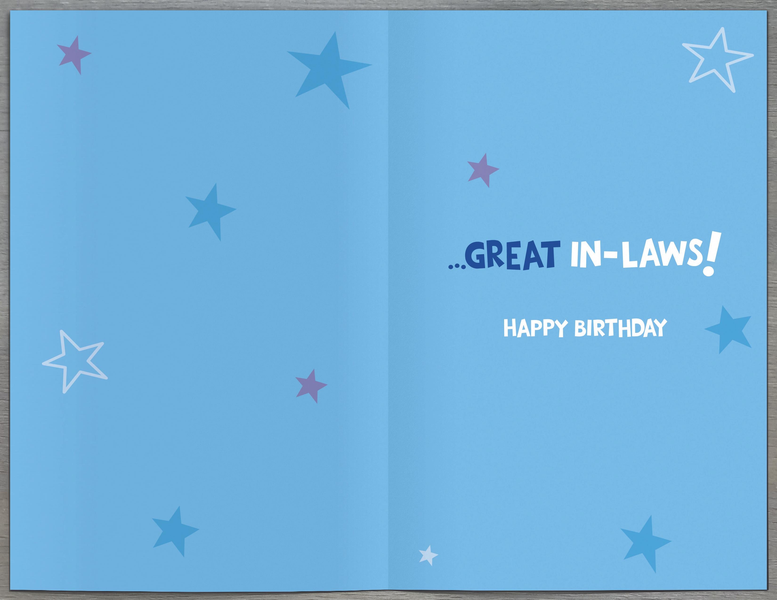 Inside of Birthday Son In Law Everything Funny Birthday Greetings Card