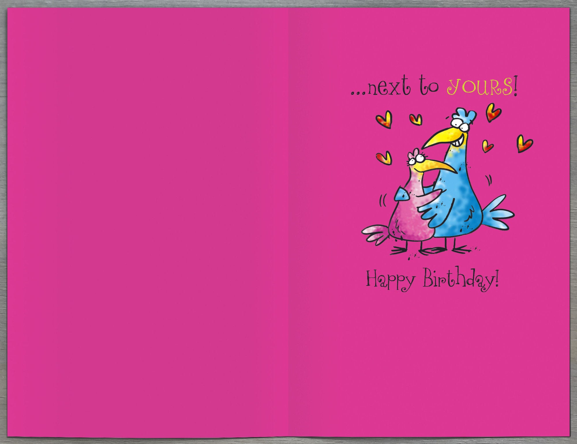 Inside of Birthday Wife Drive You Mad Funny Card