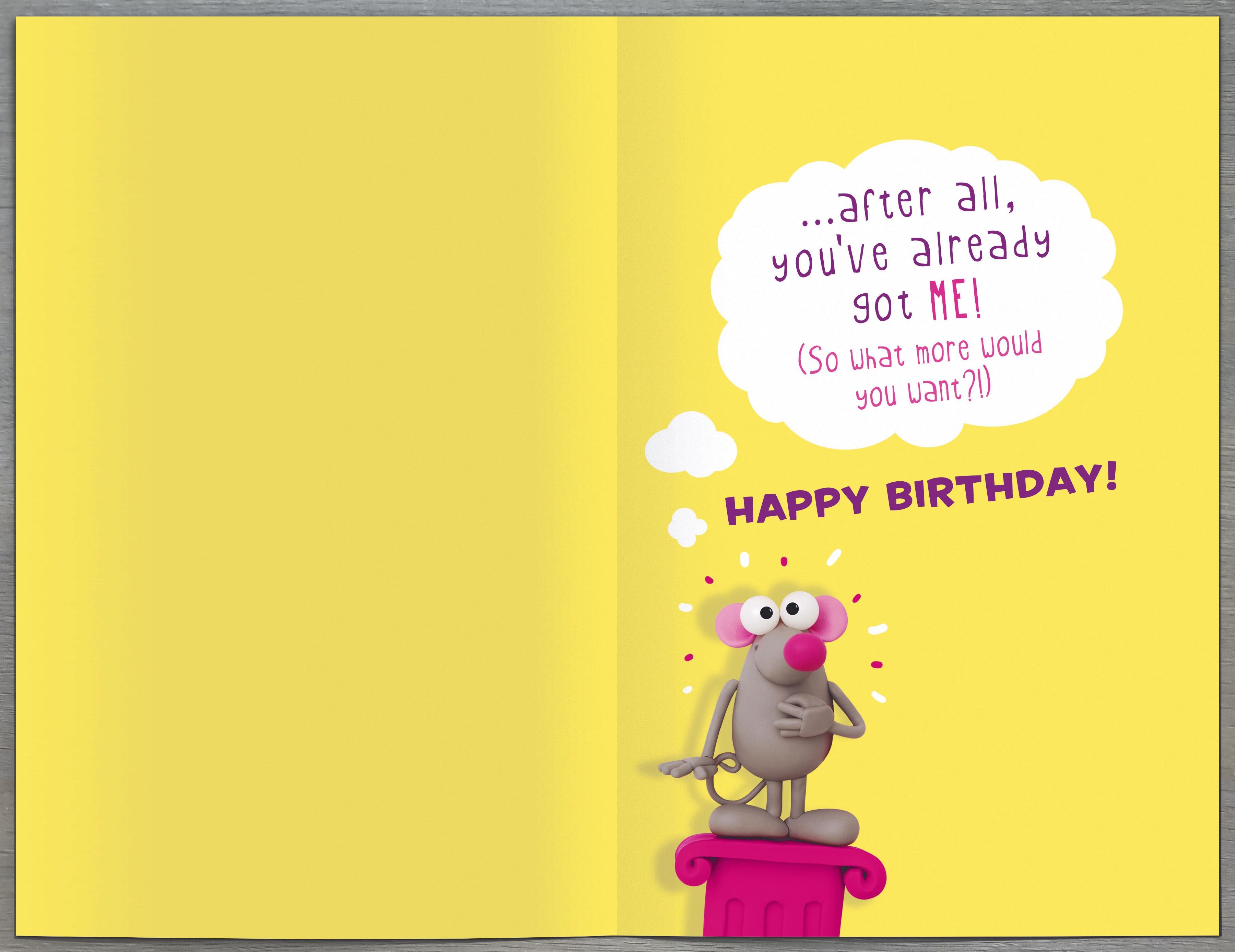 Inside of My Sister Hard Deciding Birthday Greetings Card