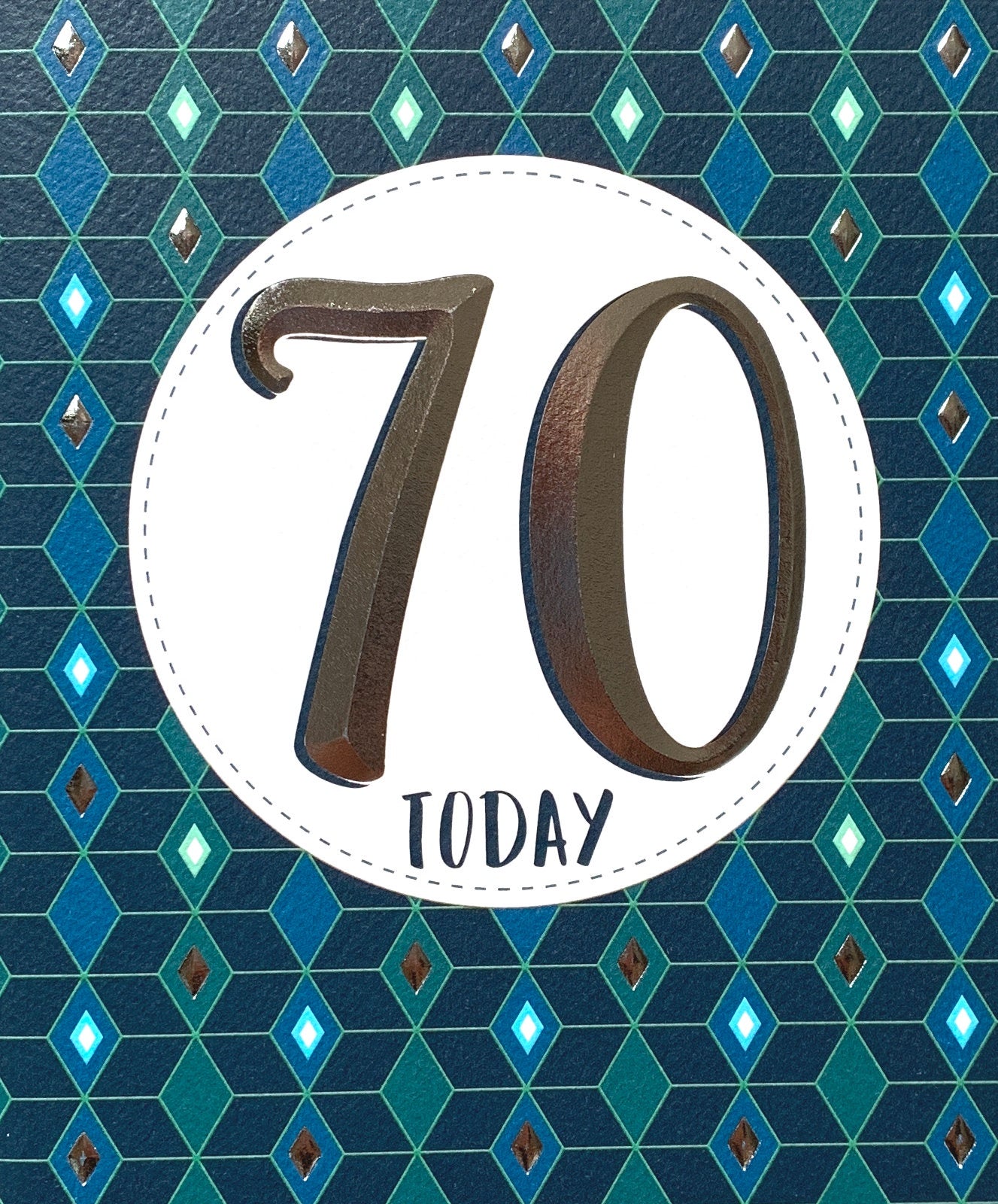 70 Today Deco Diamonds Card