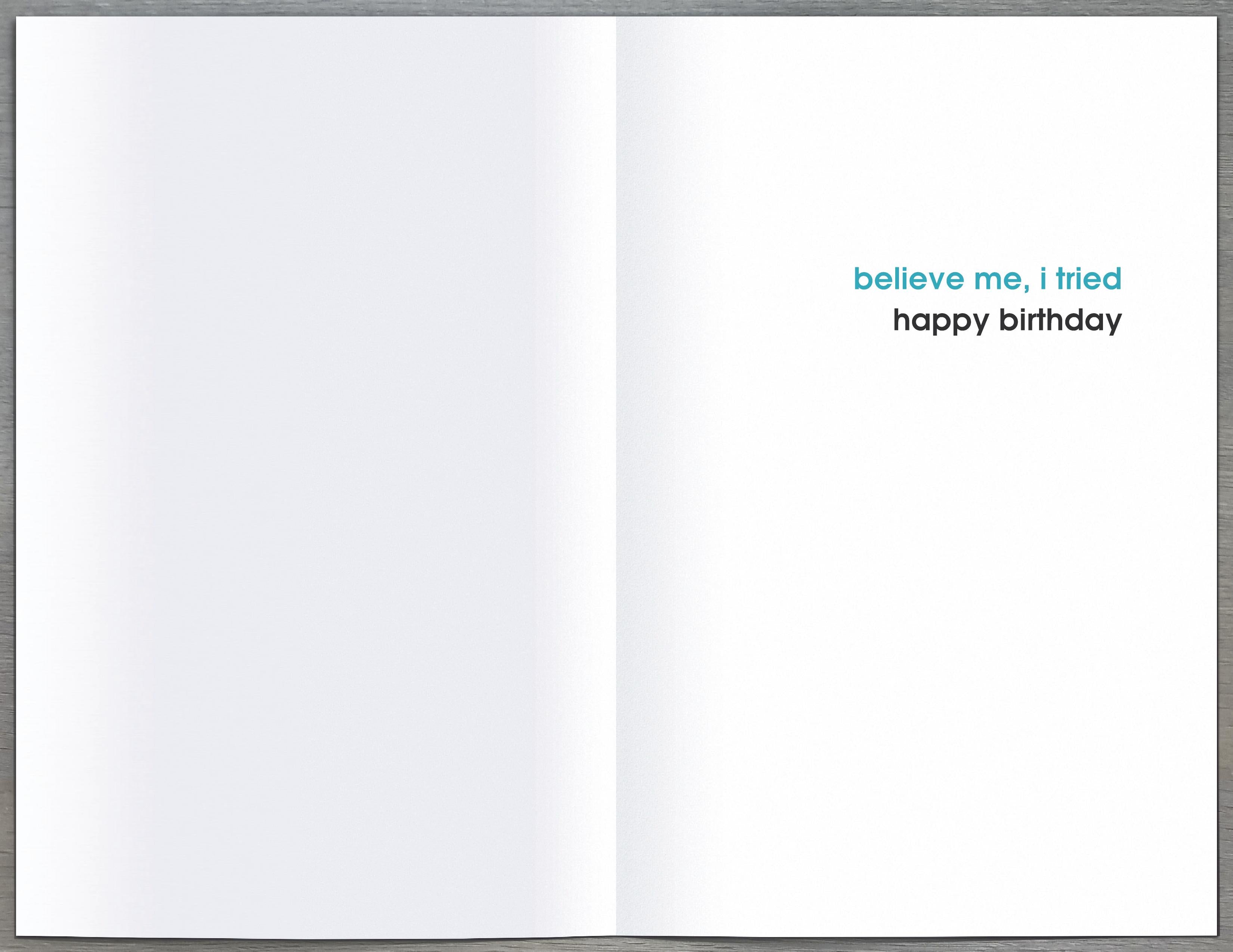 Inside of A Better Brother Birthday Funny Greetings Card
