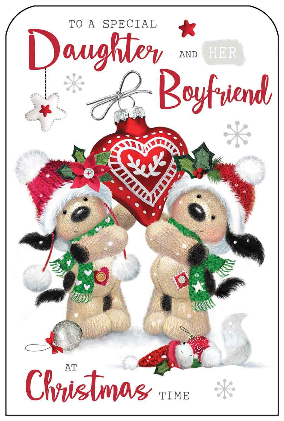 Christmas Daughter & Boyfriend Card XF008