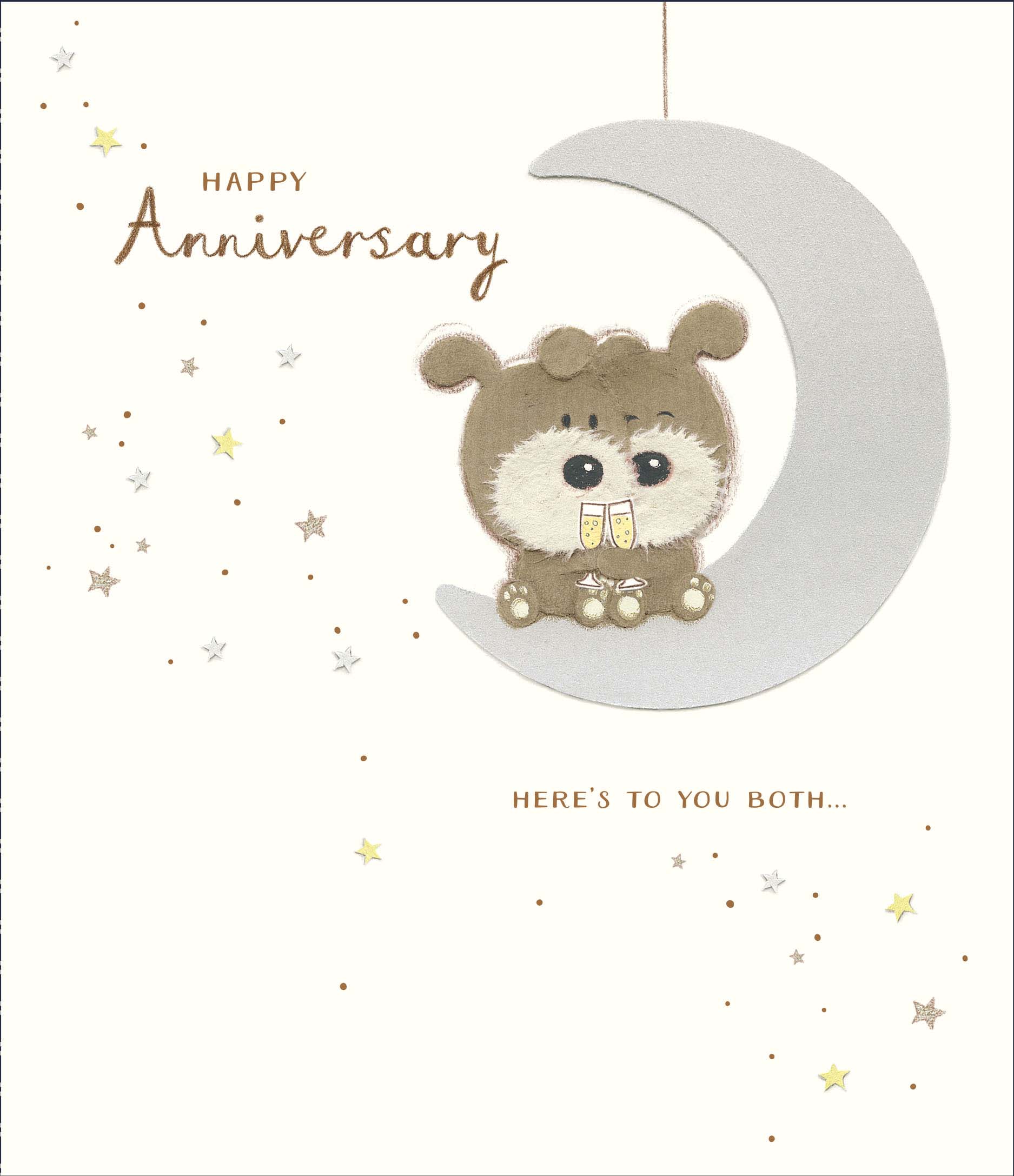 Front of Anniversary To Both Years Together Greetings Card