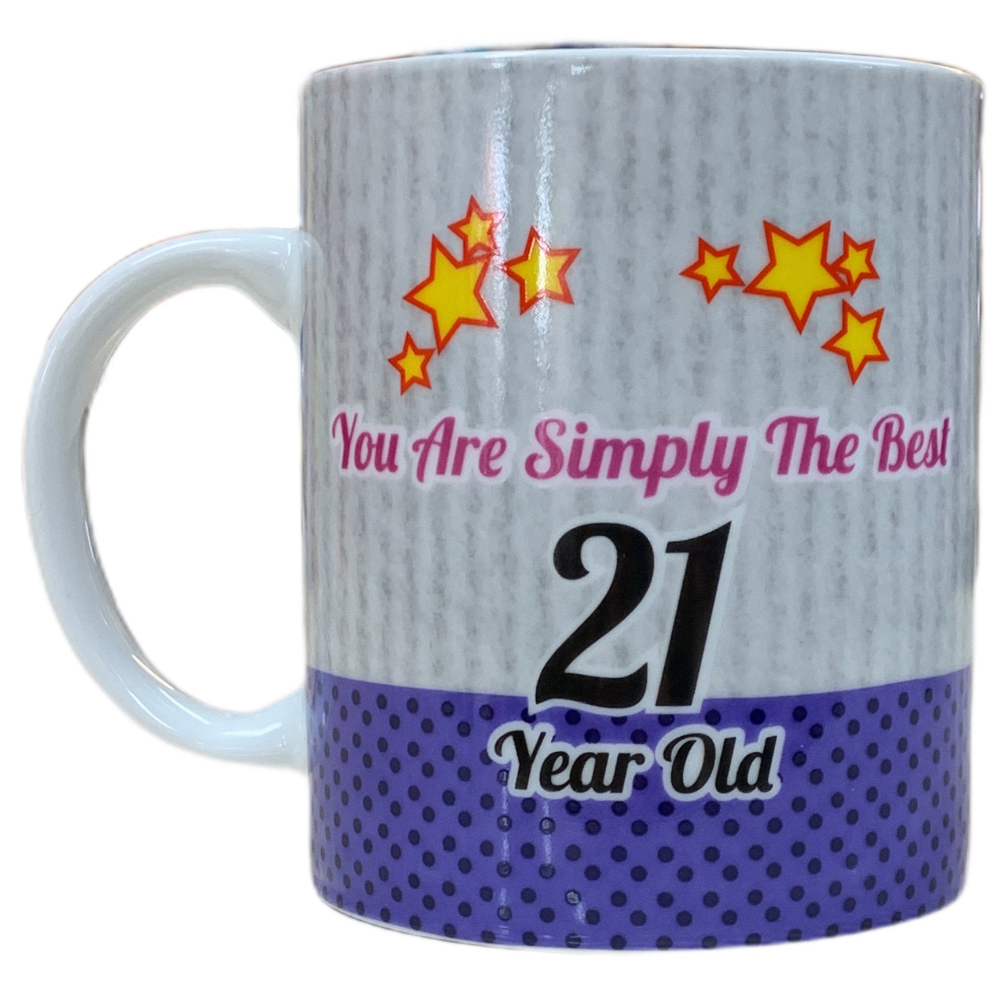 Rear of Simply The Best 21 Mug