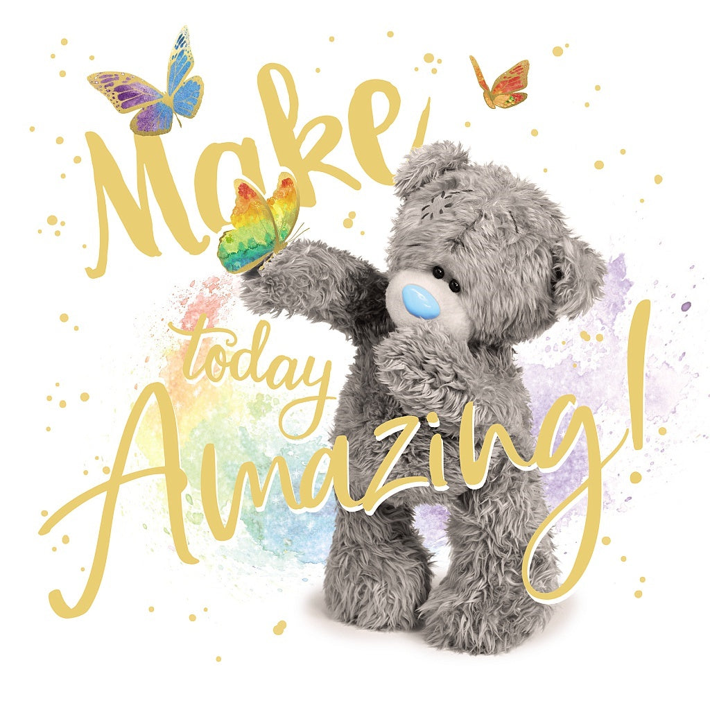 Birthday Bear With Butterfly Card by Me to You