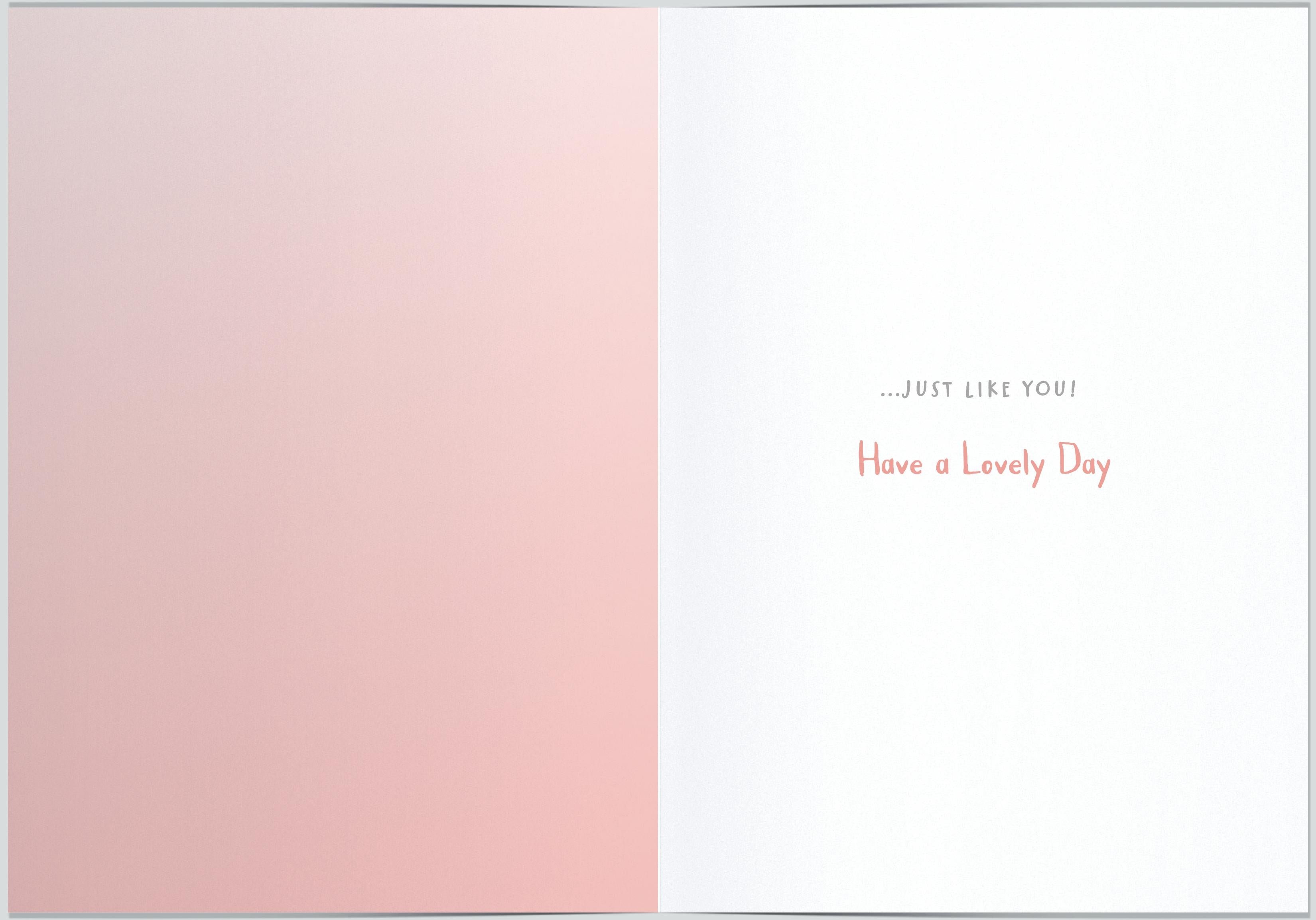 Inside of For Birthday Niece Cute Bear Greetings Card