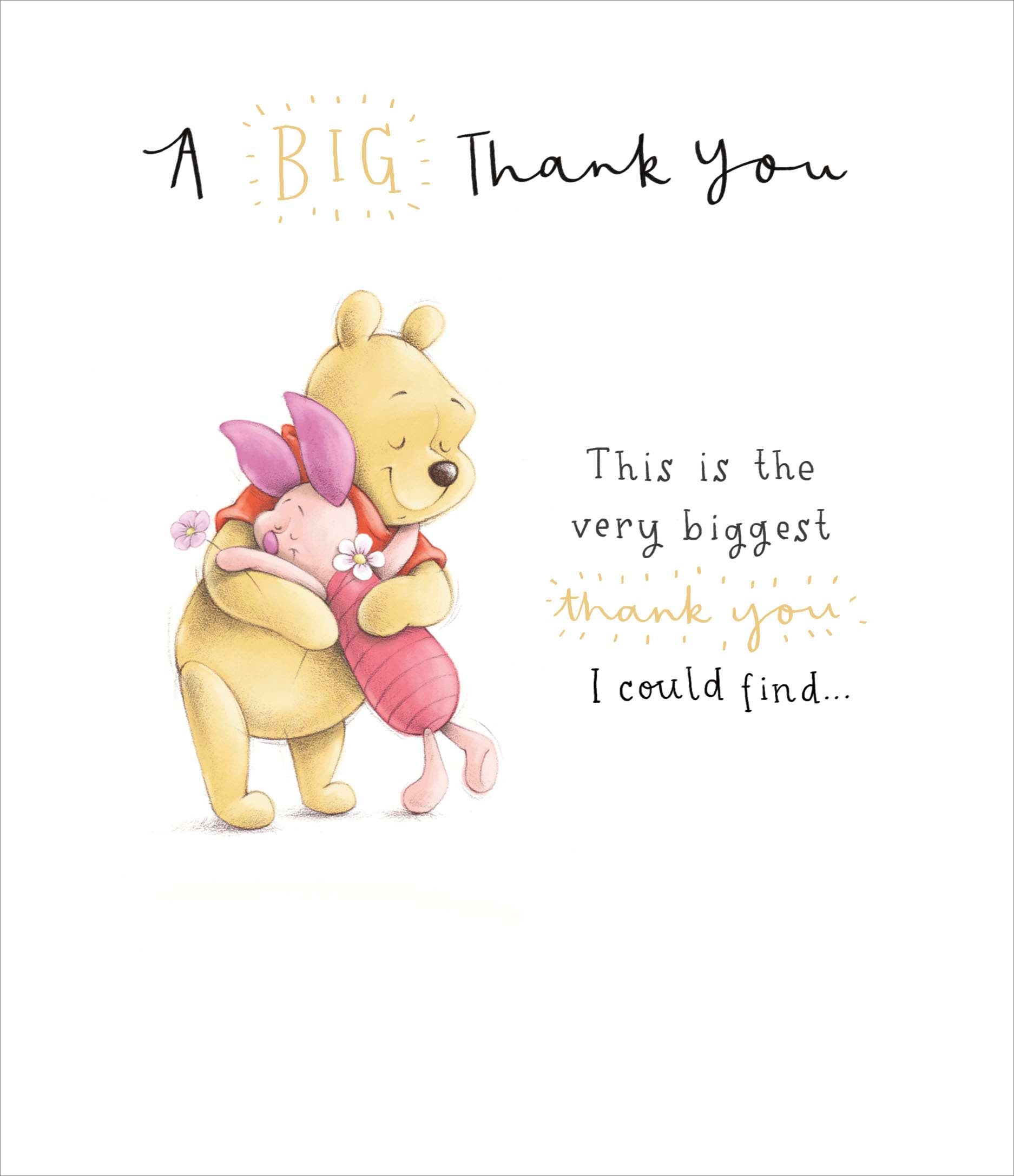 Front of This Is The Very Biggest Thank You Greetings Card