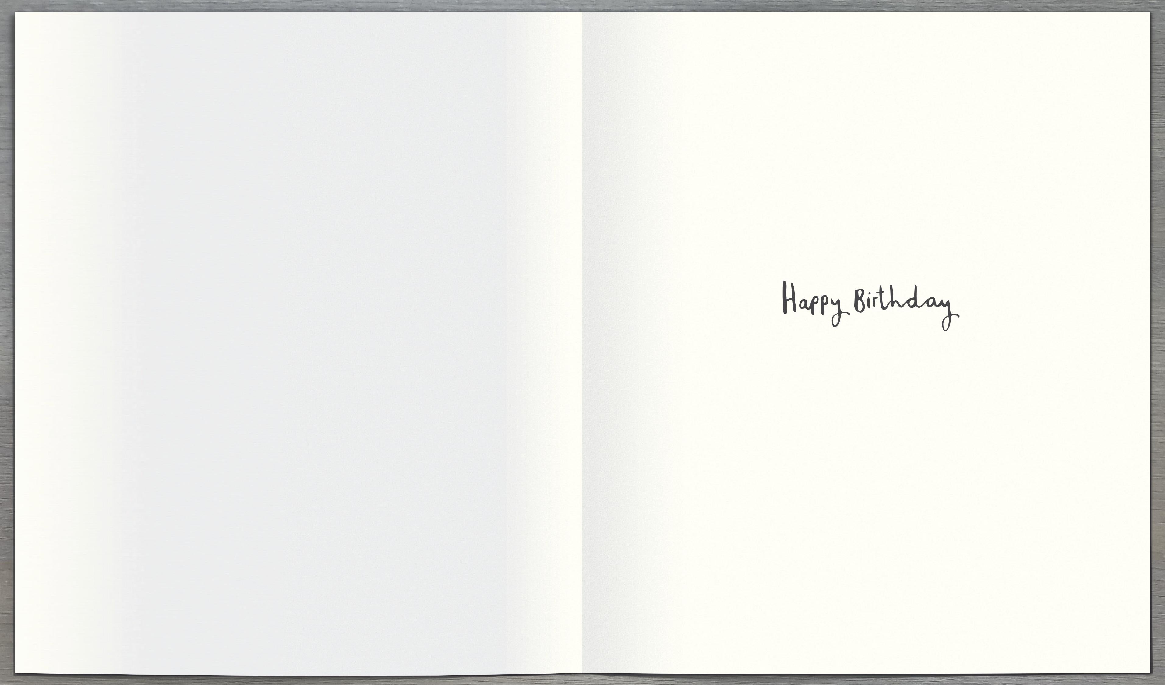 Inside of 50 Big Birthday Wishes Teddy Cake Greetings Card