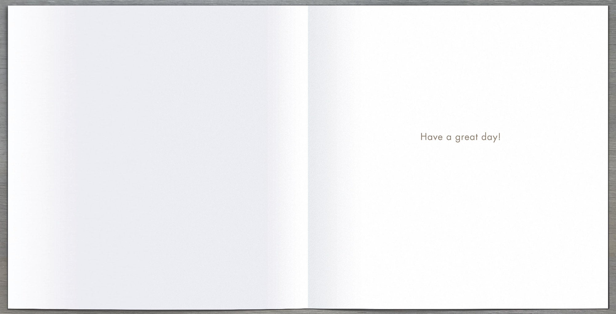Inside of Chill Out Polar Bear Card