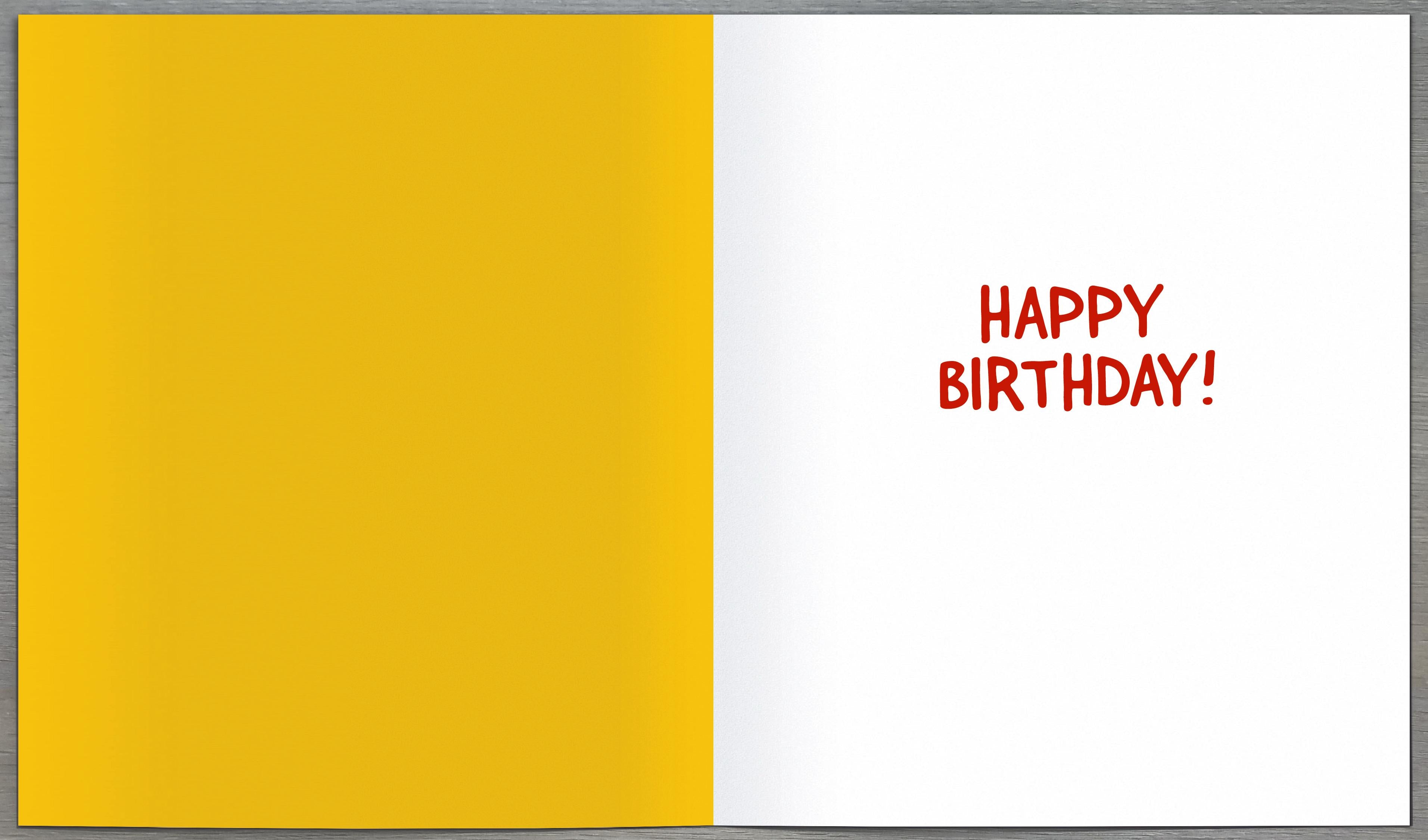 Inside of Birthday Brother I Said It Funny Greetings Card