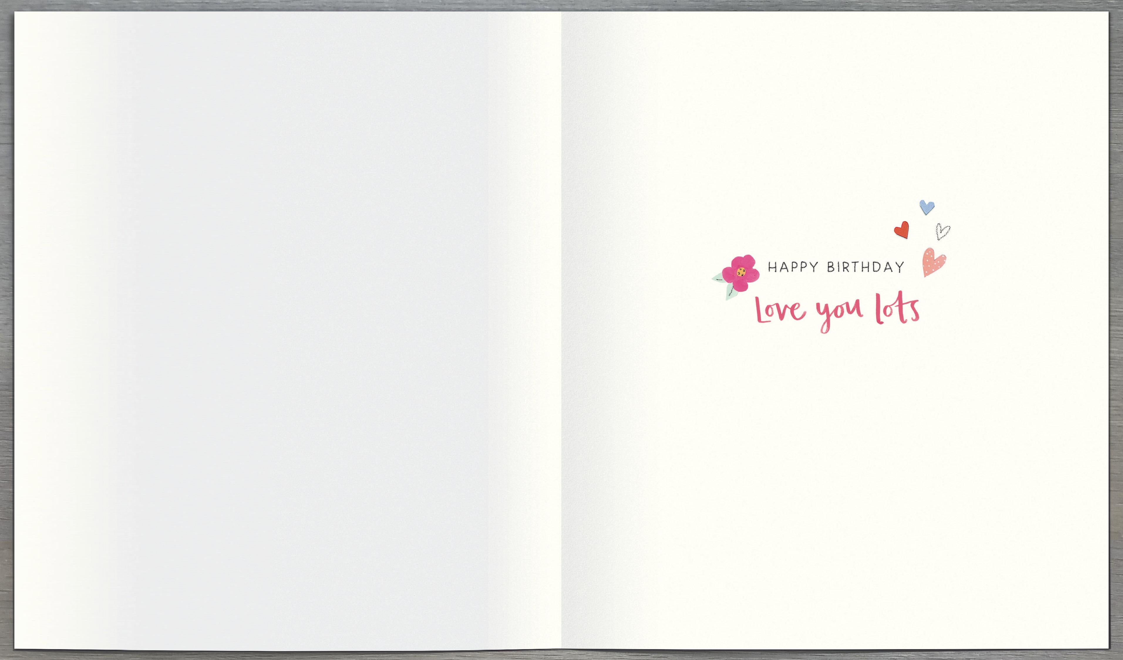 Inside of Make A Birthday Wish Granddaughter Greetings Card