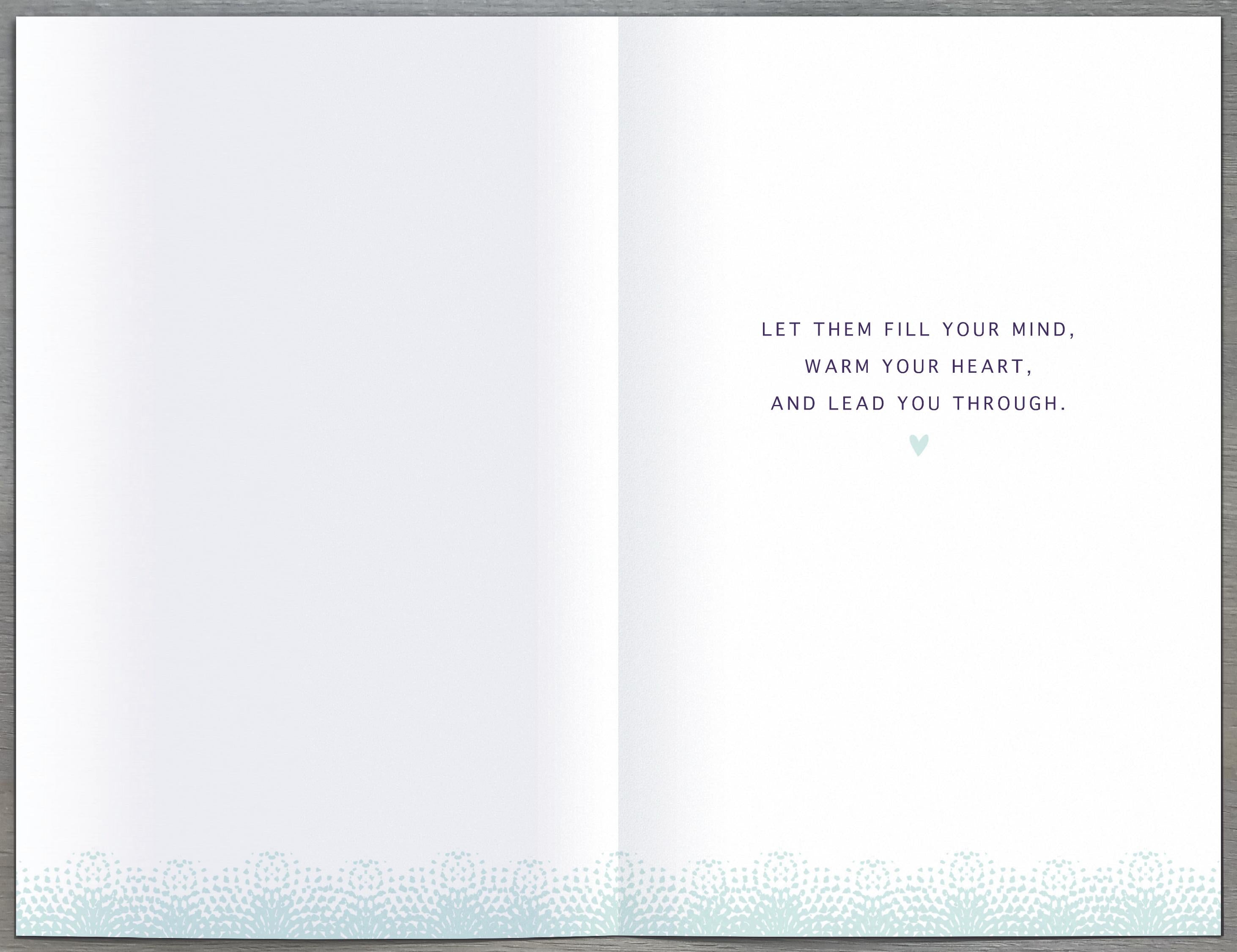 Inside of Sympathy Butterfly Memories Greetings Card