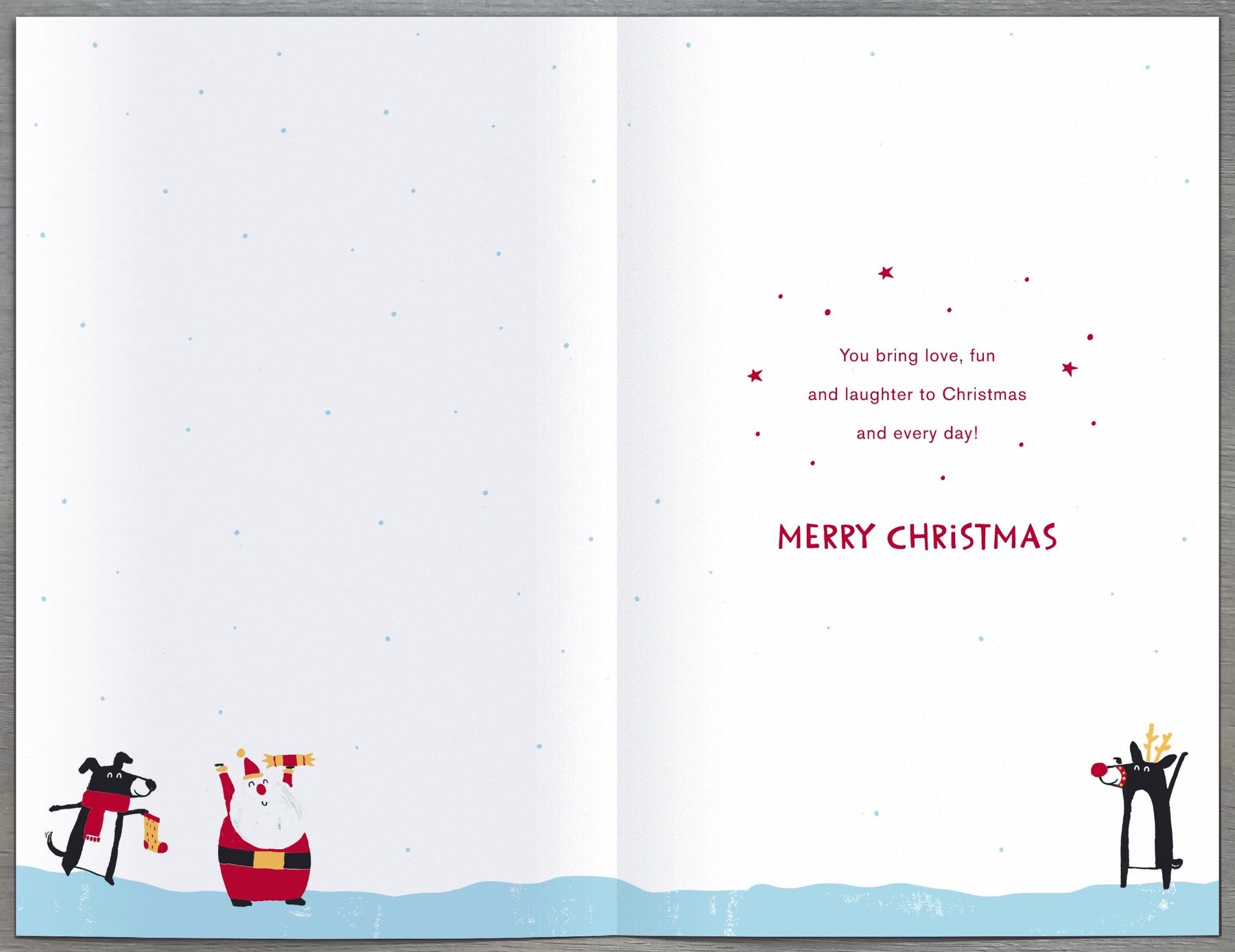Inside of Son 648006 Xmas Card