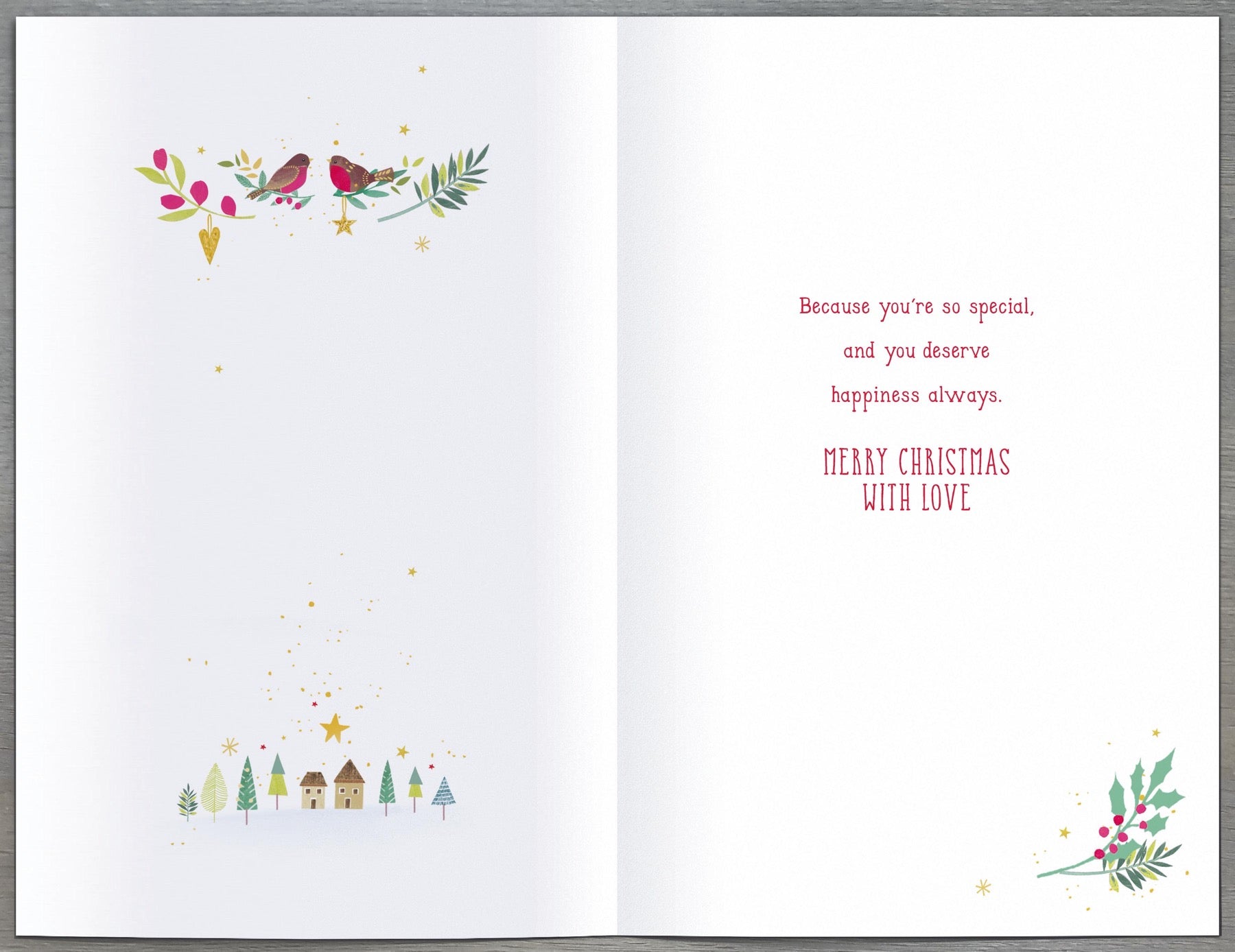 Inside of Daughter 648031 Xmas Card