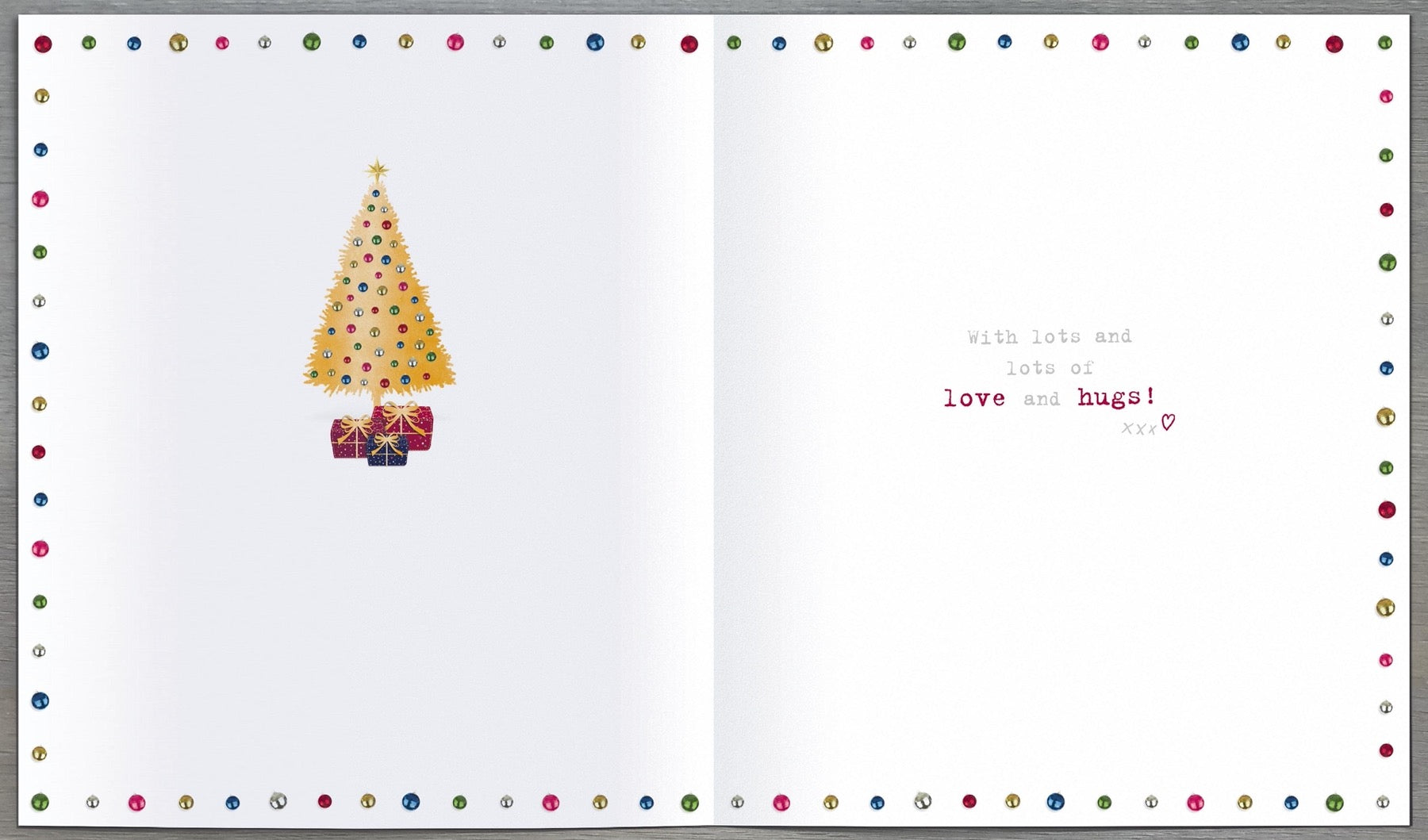 Inside of Daddy 670330 Xmas Card