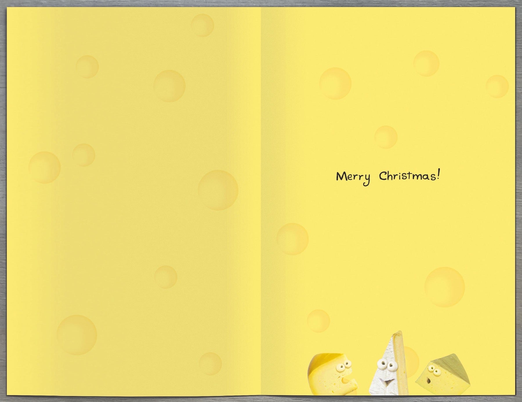Inside of Cheese Singing 670849 Xmas Card