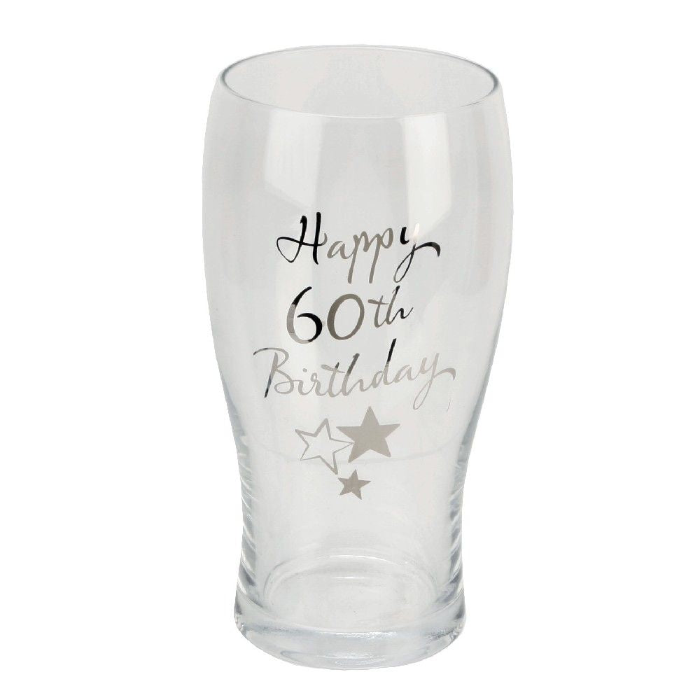 Photo of Happy 60th Birthday Pint Glass