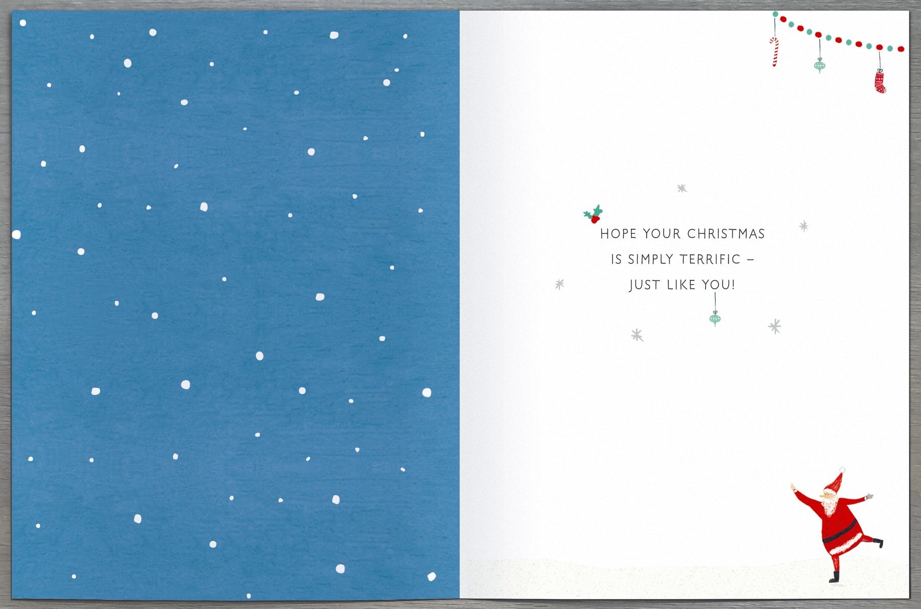 Inside of Grandson 735296 Xmas Card
