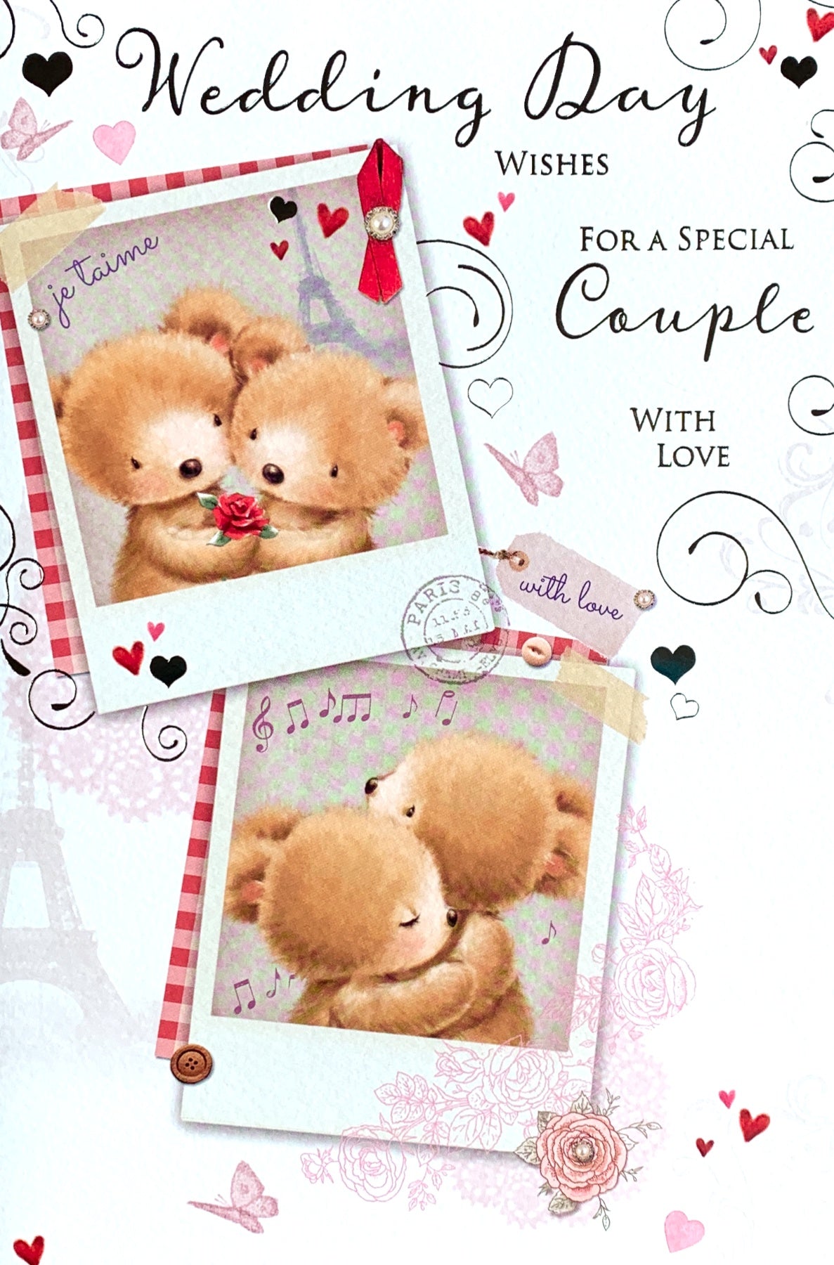 Wedding Day Teddy Cuddles Card