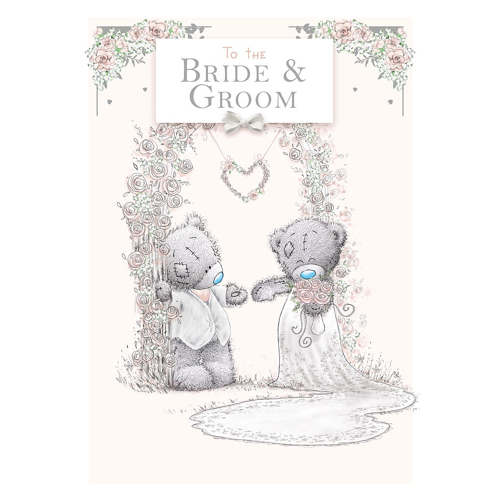 Bride & Groom Tatty Bears Card
