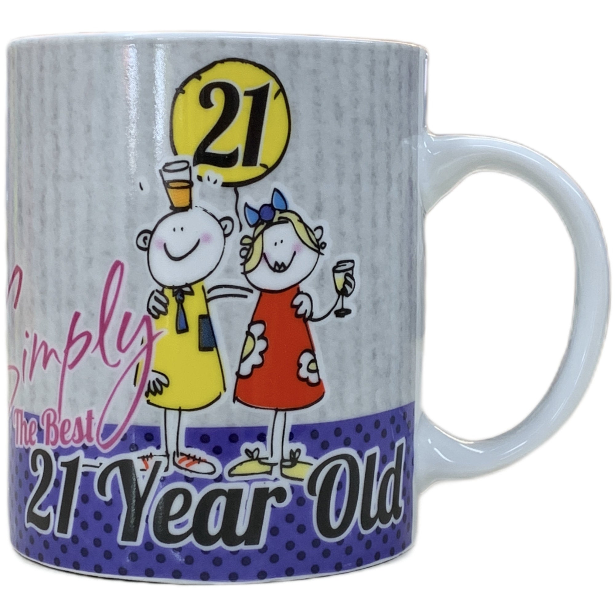 Front of Simply The Best 21 Mug