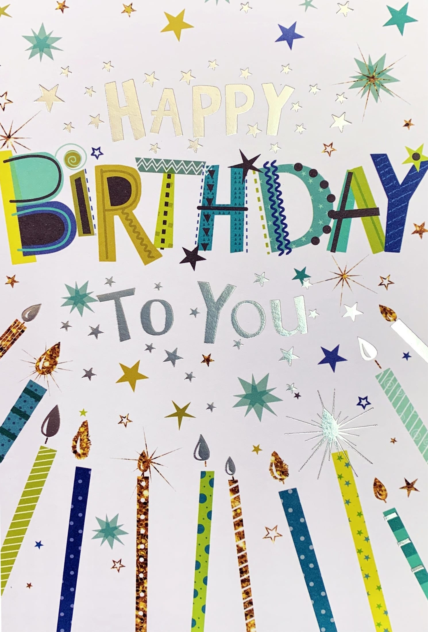 Front of Happy Birthday Best Day Ever Card