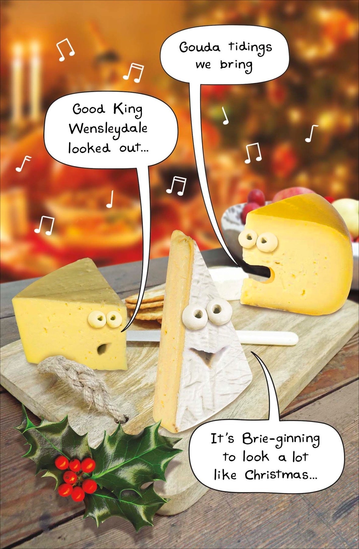 Cheese Singing 670849 Xmas Card