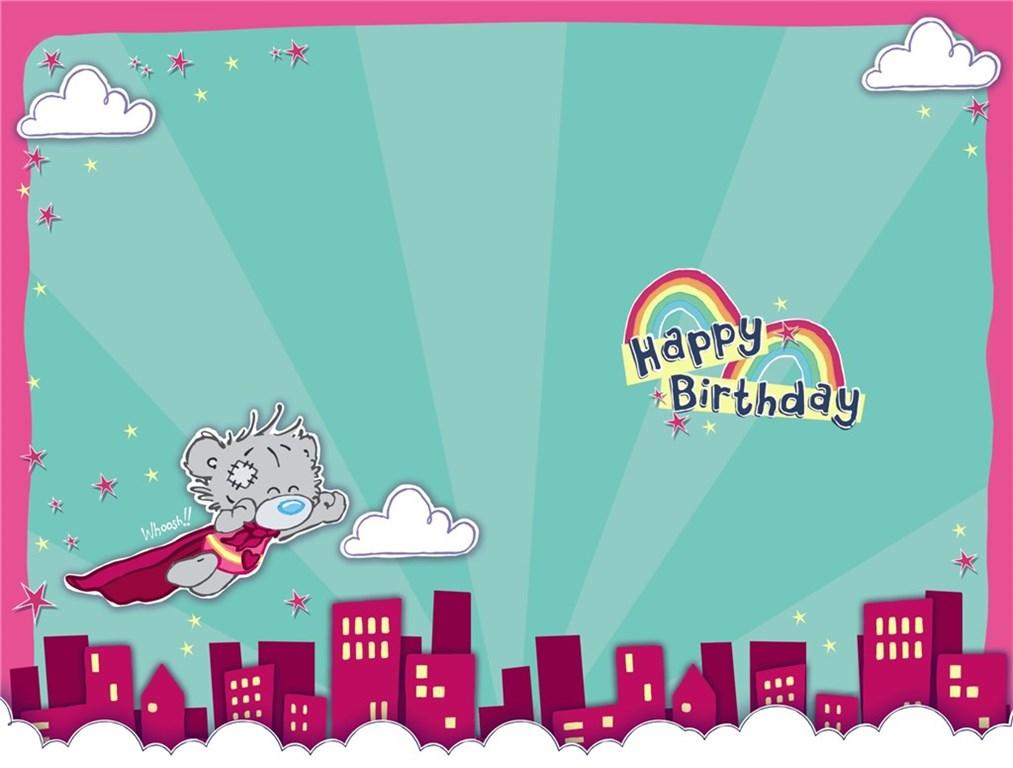 Inside of 6th Birthday Super Teddy Card