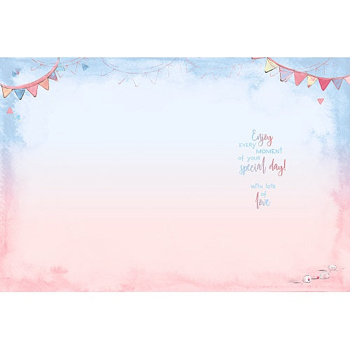 Inside of 21st Birthday Teddy Cupcakes Card