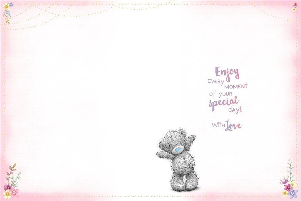 Inside of 60th Birthday Teddy Sitting Card
