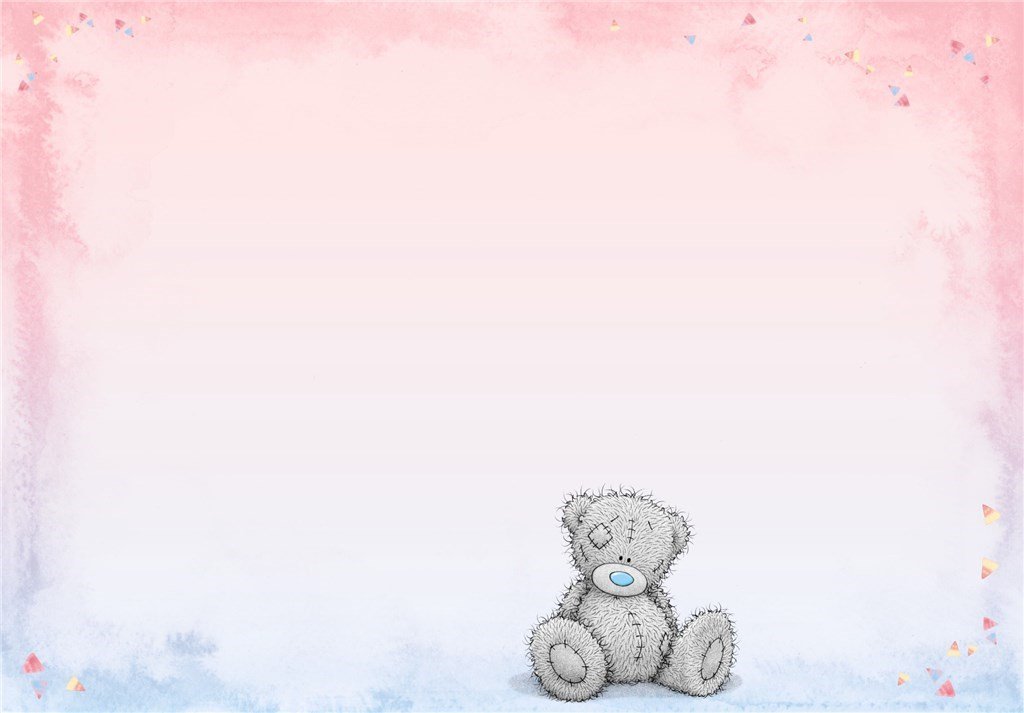 Inside of Thank You Teddy Envelope Card