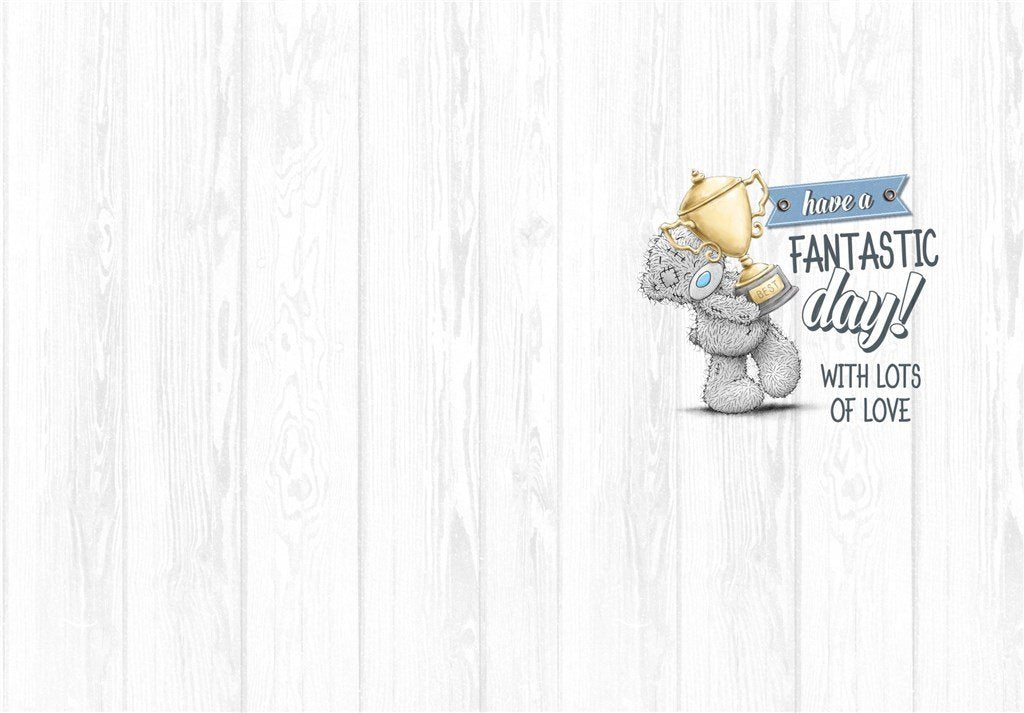 Inside of Brother Birthday Teddy Champ Card