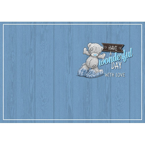 Inside of Uncle Birthday Teddy Pint Card