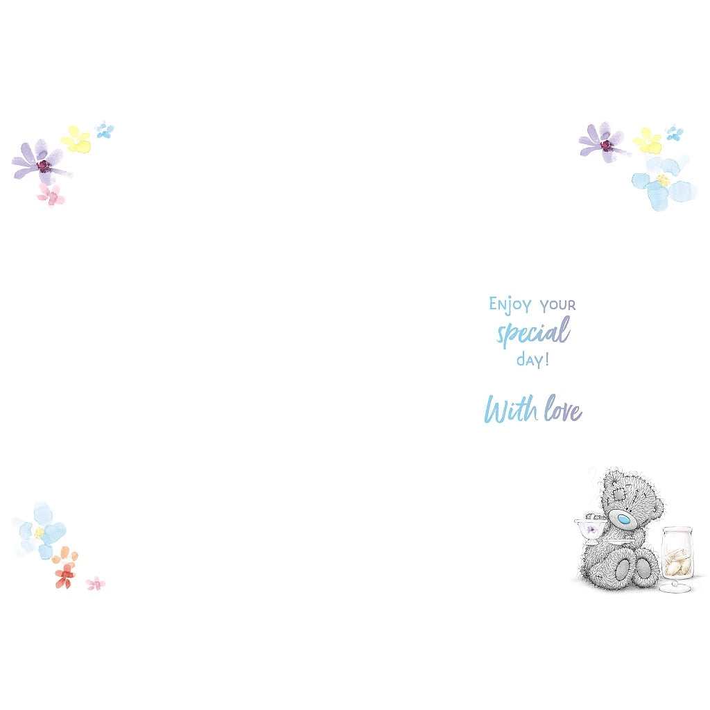 Inside of Nan Birthday Bear With Teapot Card