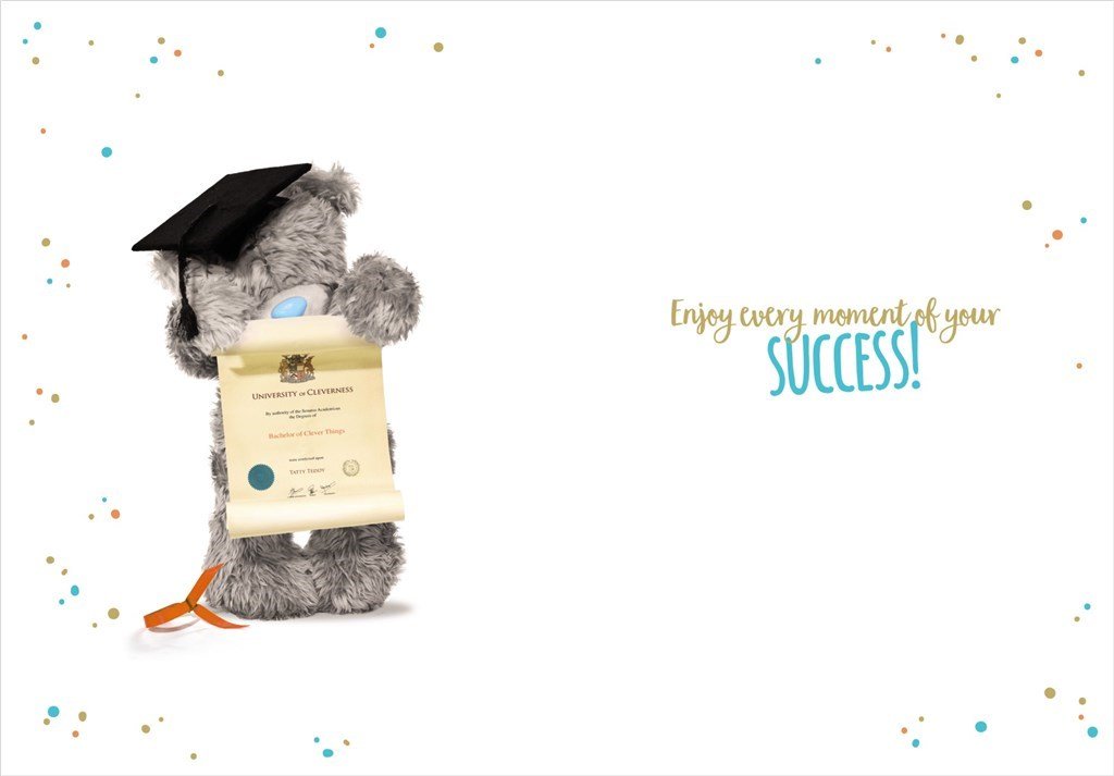 Inside of Graduation You Did It Card