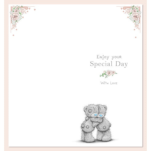 Inside of Anniversary Couple Teddies Basket Card