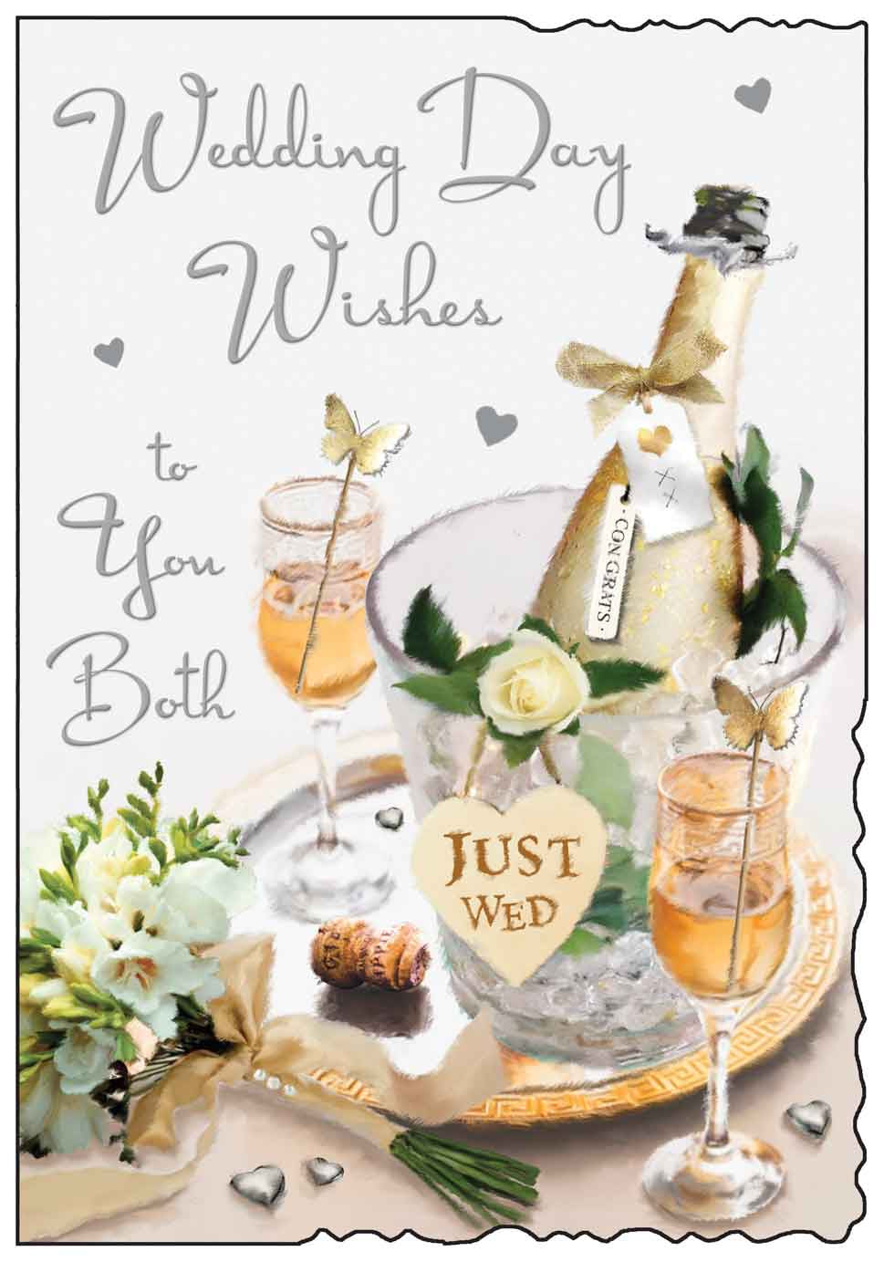 Wedding Day Wishes Ice Bucket Card