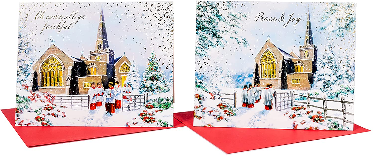 Inside of Church Choir Boxed Cards