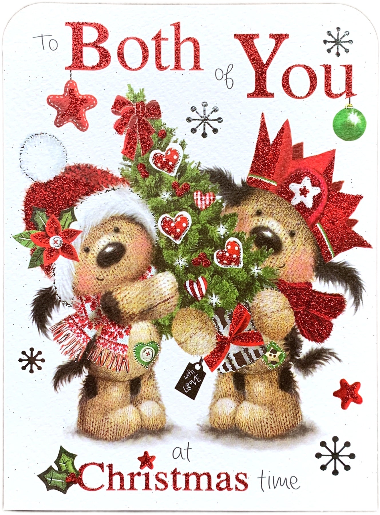 Both Of You Tree Christmas Card XFJ52