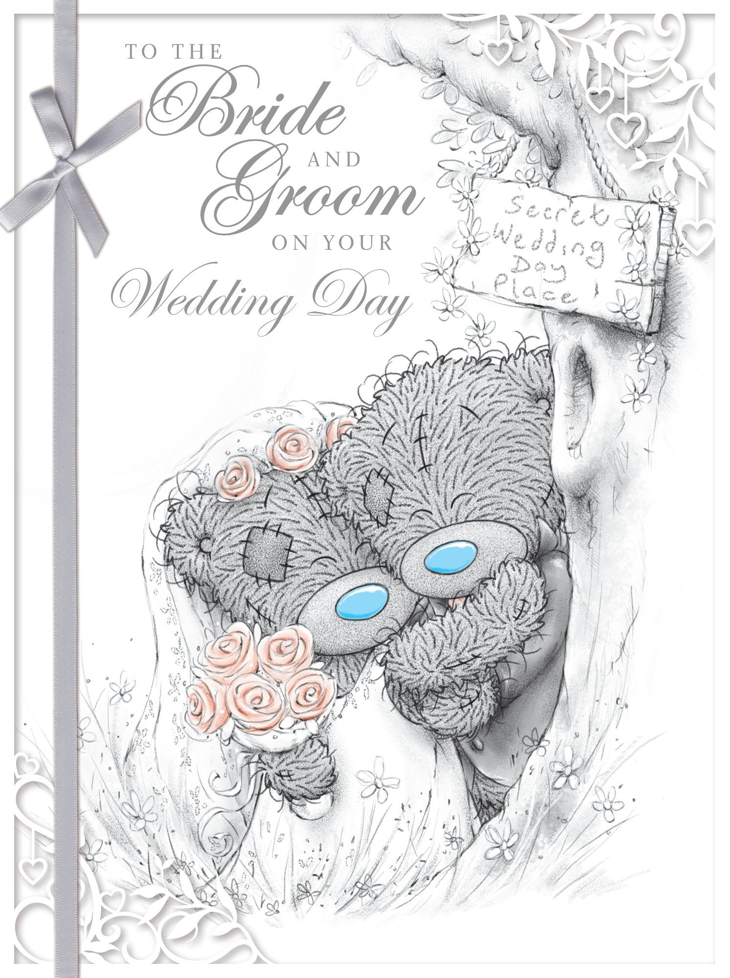 Photograph of Wedding Day Bride & Groom Greetings Card at Nicole's Shop